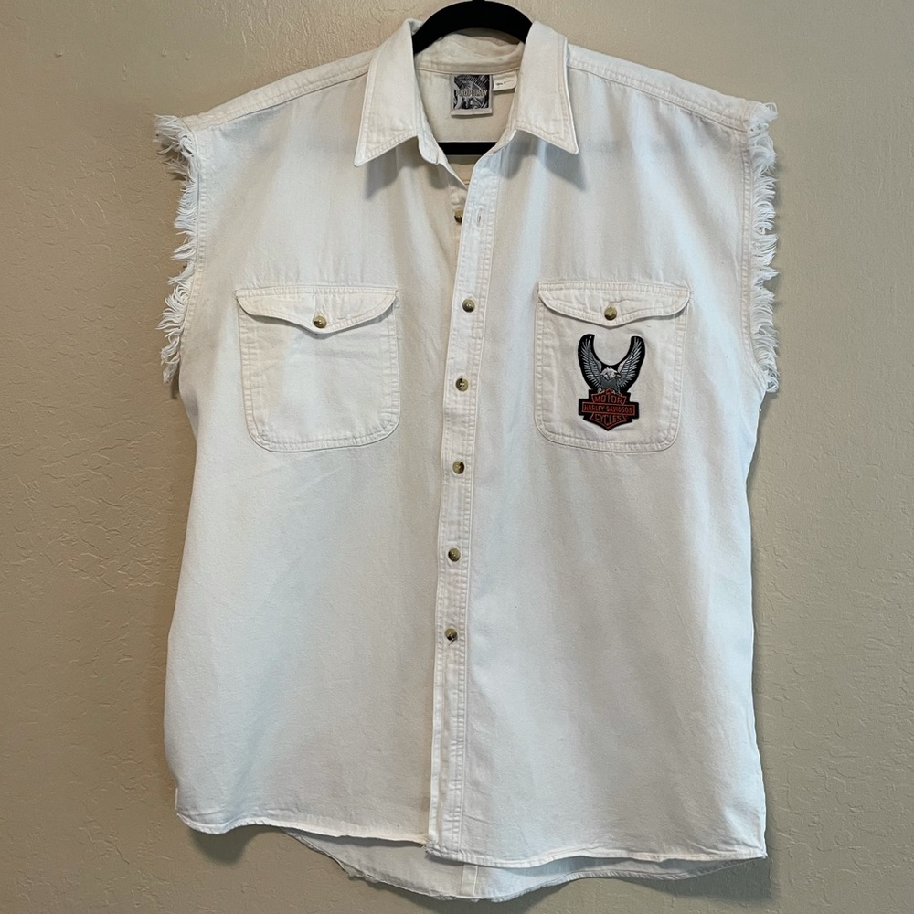 Harley Davidson Custom Made Men’s Shirt Size XL